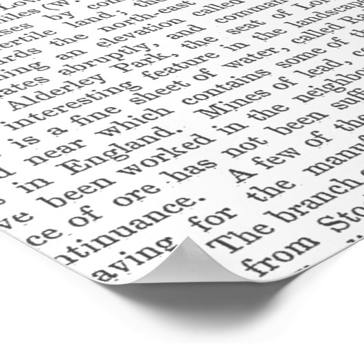 Flying Teapot 2 Rot und Grün Poster (Ecke)