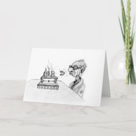 Flying Teeth Birthday Card Karte