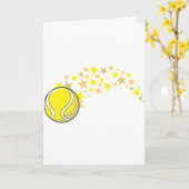 Flying Tennis Ball mit Sternen Karte (Gelbe Blume)