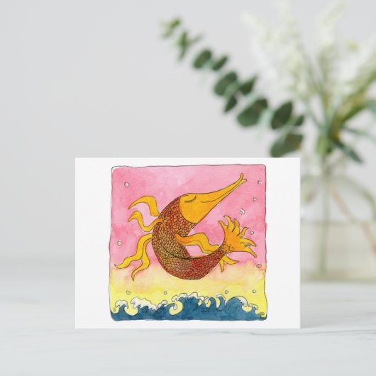 Flying Things... Postkarte (Stehend Vorderseite)