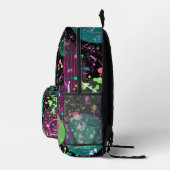 Flying Through Space: A Maximalist Abstract Bedruckter Rucksack (Rechts)