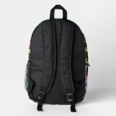 Flying Through Space: A Maximalist Abstract Bedruckter Rucksack (Rückseite)
