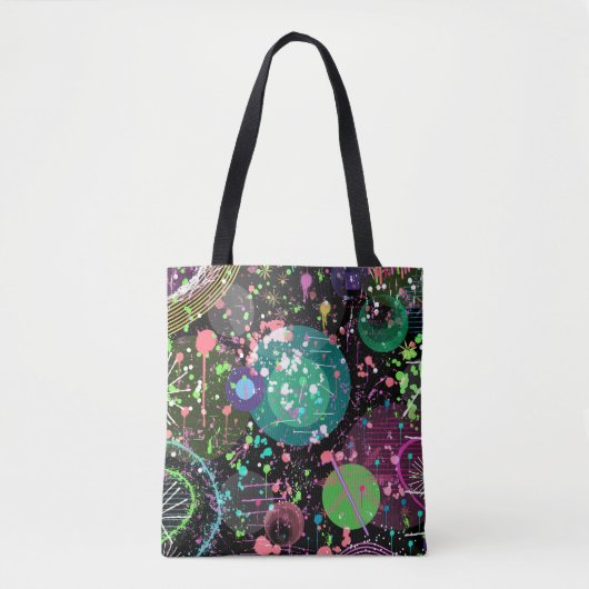 Flying Through Space: A Maximalist Abstract  Tasche (Vorderseite)