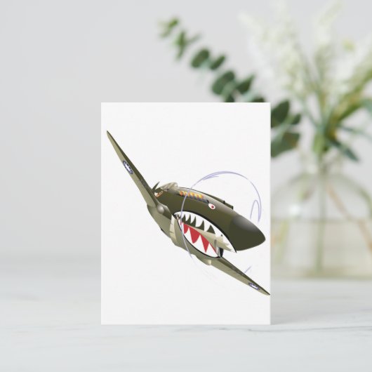 FLYING TIGER POSTKARTE (Stehend Vorderseite)