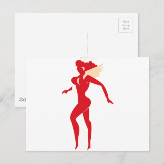 Flying Tigers - Hell's Angel Postkarte (Vorne/Hinten)