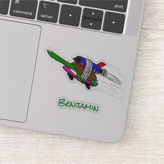 Flying Tortoise Aufkleber (Detail)