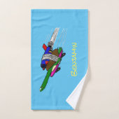 Flying Tortoise Badhandtuch Set (Handtuch)