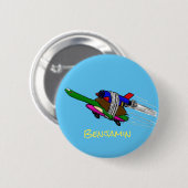 Flying Tortoise Button (Vorne & Hinten)