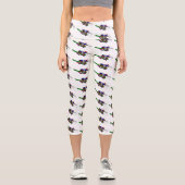 Flying Tortoise Capri Leggings (Vorderseite)