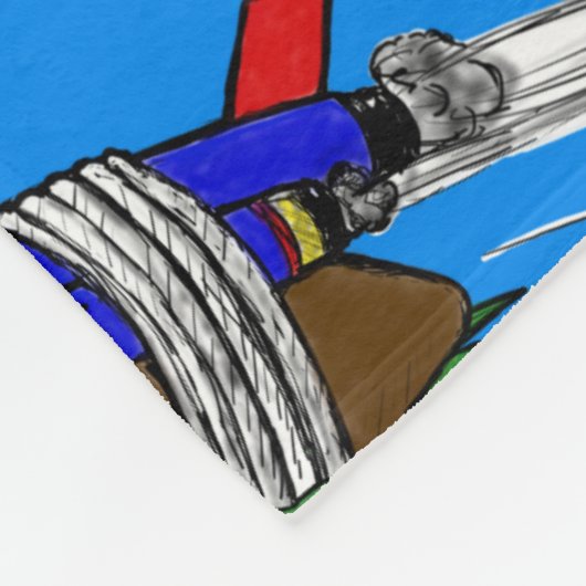 Flying Tortoise Fleecedecke (Ecke)