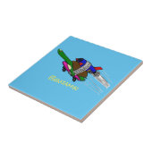 Flying Tortoise Fliese (Seite)