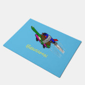 Flying Tortoise Fußmatte (Schrägansicht)