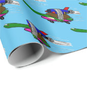 Flying Tortoise Geschenkpapier (Rolleneckpunkt)