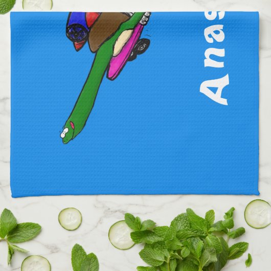 Flying Tortoise Geschirrtuch (Gefaltet)