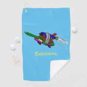 Flying Tortoise Golfhandtuch (Insitu)