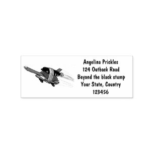 Flying Tortoise Gummistempel
