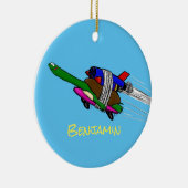 Flying Tortoise Keramik Ornament (Rechts)