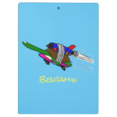 Flying Tortoise Klemmbrett (Rückseite)