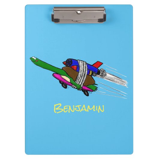 Flying Tortoise Klemmbrett (Vorderseite)