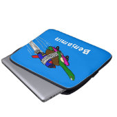 Flying Tortoise Laptopschutzhülle (Vorne Knopf)