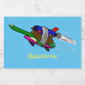 Flying Tortoise Lebensmitteletikett (Einzelnes Label)