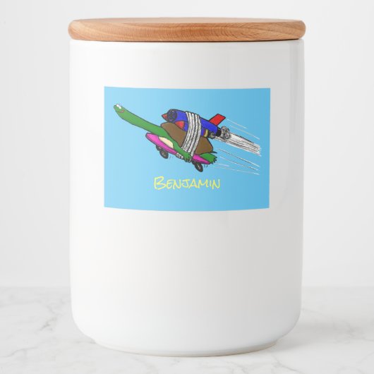 Flying Tortoise Lebensmitteletikett (Vorderseite)