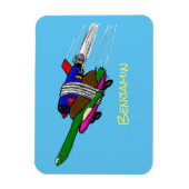 Flying tortoise magnet (Vertikal)