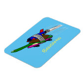 Flying tortoise magnet (Linke Seite)