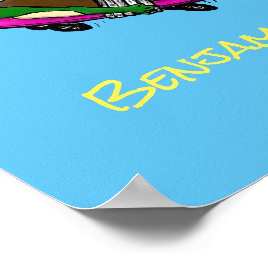 Flying Tortoise Poster (Ecke)