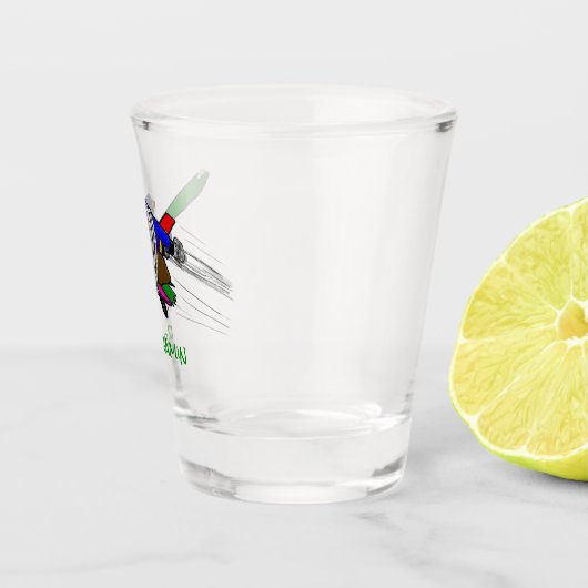 Flying Tortoise Schnapsglas (Rechts)