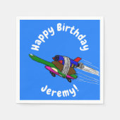 Flying Tortoise Serviette (Vorderseite)