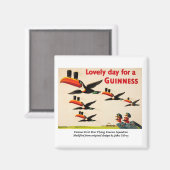 Flying Toucan Squadron, berühmtes irisches Bier Magnet (Vorderseite/Rückseite)