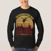 Flying Turkeys Erntedank Türkei fallen, wie Gott i T-Shirt (Vorderseite)