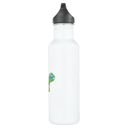 Flying Turtle mit einem Red Jetpack Edelstahlflasche (Rechts)