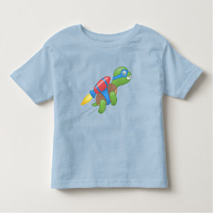 Flying Turtle mit einem Red Jetpack Kleinkind T-shirt