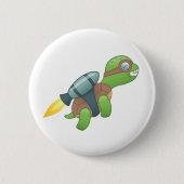 Flying Turtle mit Jetpack Button (Vorderseite)