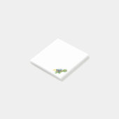 Flying Turtle mit Jetpack Post-it Klebezettel (angewinkelt)
