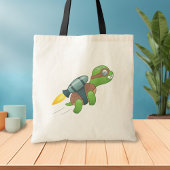 Flying Turtle mit Jetpack Tragetasche