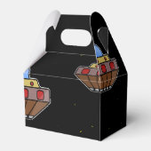 Flying ufo in schwarz geschenkschachtel (Rückseite)