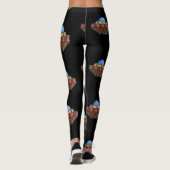 Flying ufo in schwarz leggings (Rückseite)