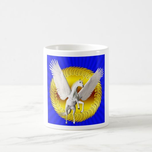 Flying Unicorn Kaffeetasse (Mittel)