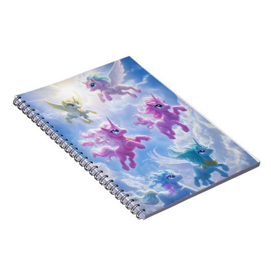 Flying Unicorn Notizblock (Rechte Seite)