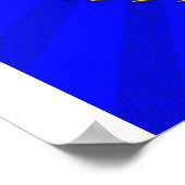 fLYING UNICORN Poster (Ecke)