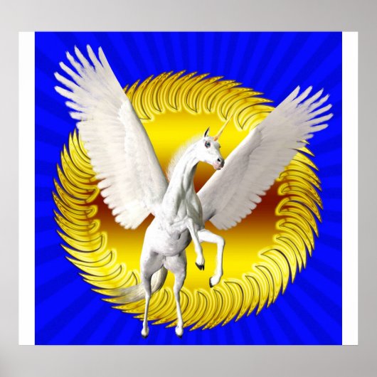 fLYING UNICORN Poster (Vorne)