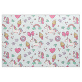 Flying Unicorns Rainbows Kawaii ID381 Stoff (Fat Quarter (45,7 x 55,9 cm))
