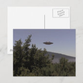 Flying-Untertasse Postkarte (Vorne/Hinten)