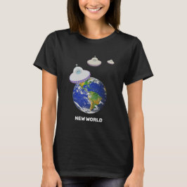 Flying-Untertassen auf der ganzen Welt T - Shirt