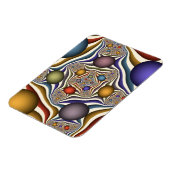 Flying Up Colorful Modern Abstract Fractal Art Magnet (Linke Seite)