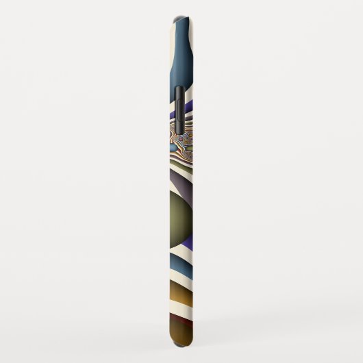 Flying Up, farbenfrohe, moderne, Abstrakte Fraktal Case-Mate iPhone Hülle (Hinten/Rechts)