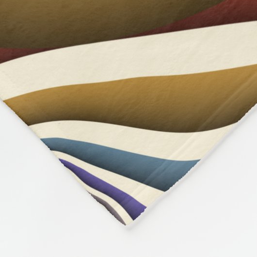 Flying Up, farbenfrohe, moderne, Abstrakte Fraktal Fleecedecke (Ecke)